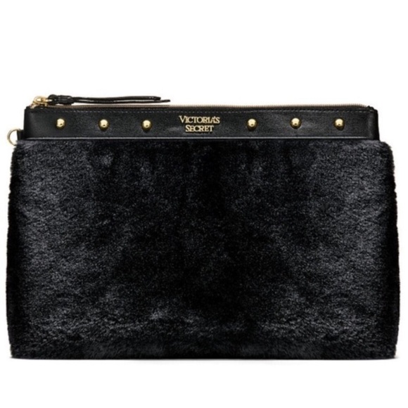 Victoria’s Secret Fur Stud Pouch - Picture 1 of 5